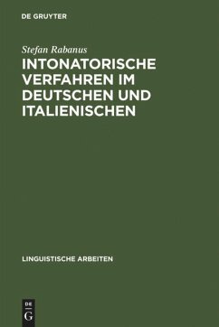 Intonatorische Verfahren im Deutschen und Italienischen: Gesprächsanalyse und autosegmentale Phonologie