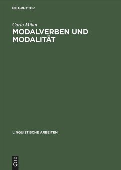 Modalverben und Modalität: Eine kontrastive Untersuchung Deutsch-Italienisch