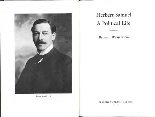 Herbert Samuel: A Political Life