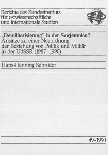 „Demilitarisierung
