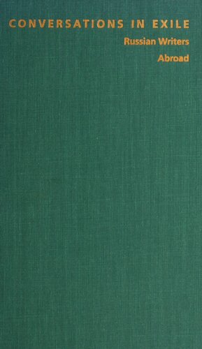 Conversations in exile: Russian writers abroad