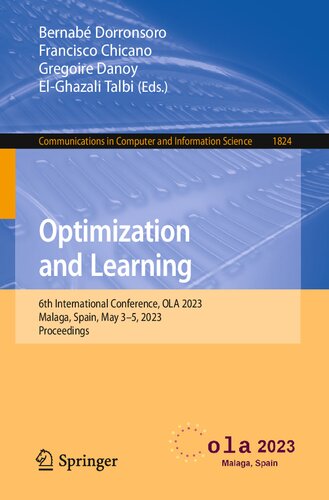 Optimization and Learning: 6th International Conference, OLA 2023, Malaga, Spain, May 3–5, 2023, Proceedings