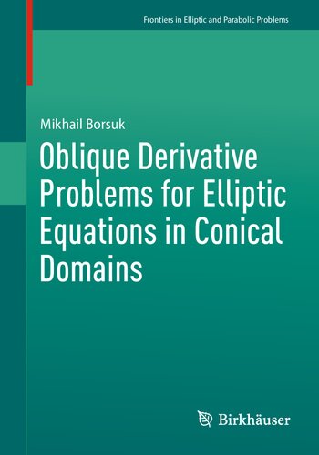 Oblique Derivative Problems for Elliptic Equations in Conical Domains