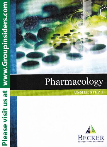 Becker USMLE Step 1 Pharmacology