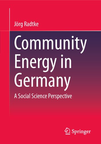 Community Energy in Germany: A Social Science Perspective