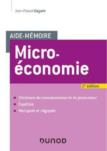 Aide-mémoire - Microéconomie - 2e éd.
