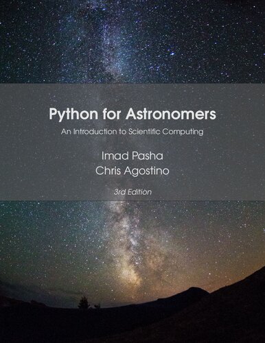 Python for Astronomers