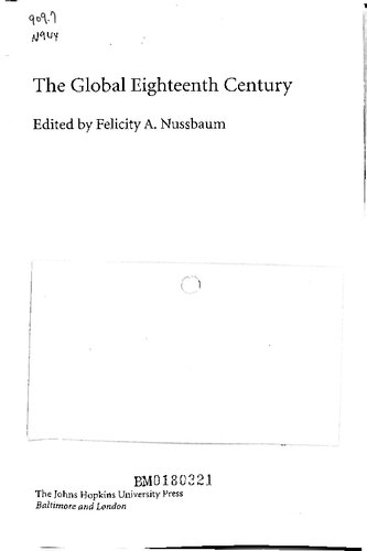 The Global Eighteenth Century