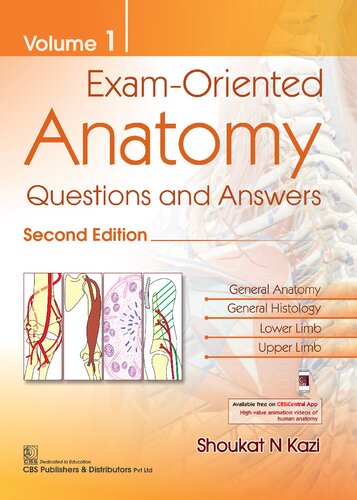 Exam-Oriented Anatomy: Questions and Answers, Vol 1