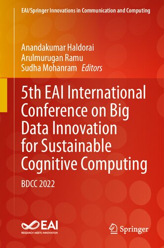 5th EAI International Conference on Big Data Innovation for Sustainable Cognitive Computing: BDCC 2022