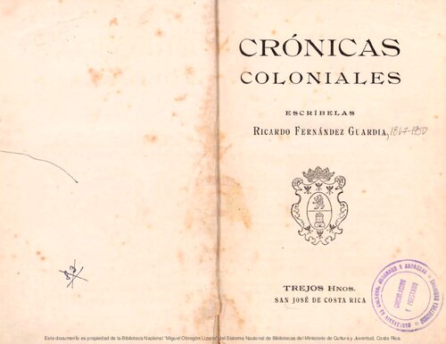 Crónicas coloniales