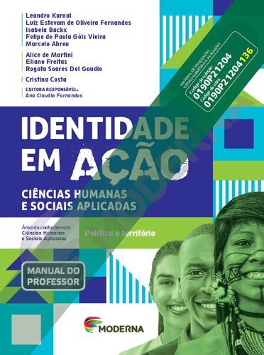 Identidade em Ação – Ciências Humanas e Sociais Aplicadas. Volume 4: Política e território [manual do professor]