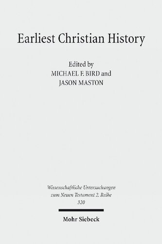 Earliest Christian History: History, Literature, and Theology. Essays from the Tyndale Fellowship in Honor of Martin Hengel
