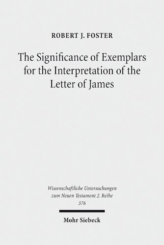 The Significance of Exemplars for the Interpretation of the Letter of James