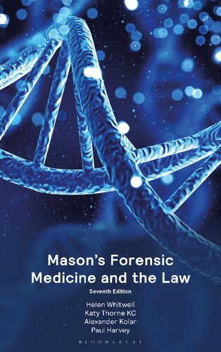 Mason’s Forensic Medicine and the Law