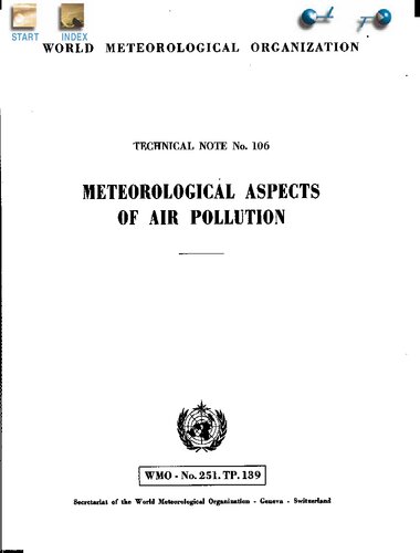 Meteorological Aspects of Air Pollution