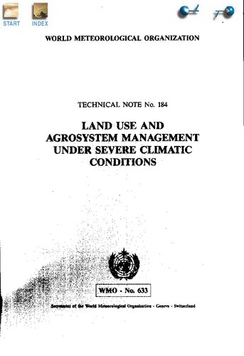 Land Use and Agrosystem Management under Severe Climatic Conditions