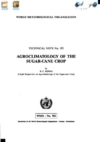 Agroclimatology of the Sugar - Cane Crop