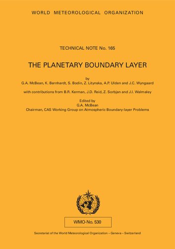 The Planetary Boundary Layer