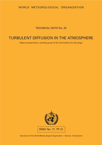 Turbulent Diffusion in the Atmosphere