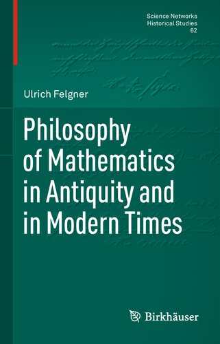 Philosophy of Mathematics in Antiquity and in Modern Times