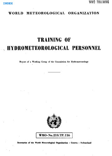 Training of Hydrometeorological Personnel