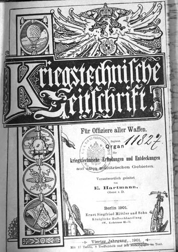 Kriegstechnische Zeitschrift. Für Offiziere aller Waffen