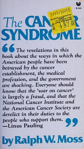 The Cancer Syndrome: With an Afterword to the 1982 Edition
