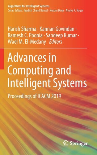 Advances in Computing and Intelligent Systems: Proceedings of ICACM 2019 (Algorithms for Intelligent Systems)