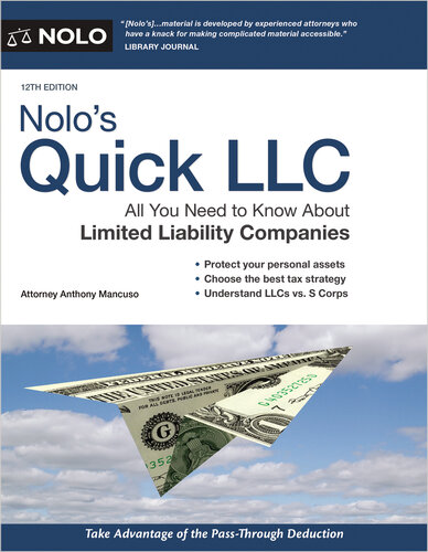Nolo's Quick LLC: All You Need to Know About Limited Liability Companies