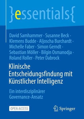 Klinische Entscheidungsfindung mit Künstlicher Intelligenz: Ein interdisziplinärer Governance-Ansatz