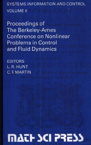Proceedings of The Berkeley-Ames Conference on Nonlinear Problems in Control and Fluid Dynamics