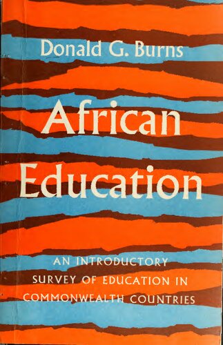 African education;: An introductory survey of education in Commonwealth countries