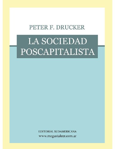 La sociedad poscapitalista