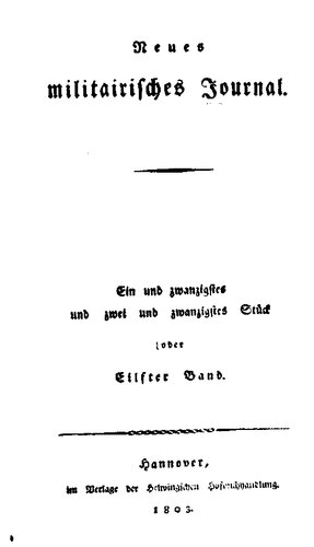 Neues Militärisches Journal