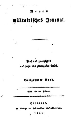 Neues Militärisches Journal