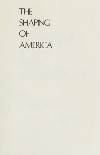 Shaping of America - People's History of Young Republic