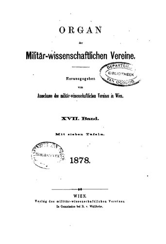 Organ des militär-wissenschaftlichen Vereins