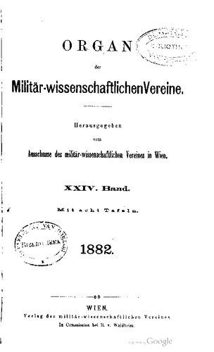 Organ des militär-wissenschaftlichen Vereins