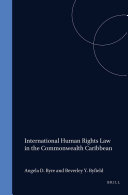 International Human Rights Law in the Commonwealth Caribbean