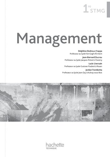 En situation Management 1re STMG - Livre élève - Éd. 2019
