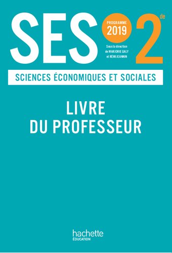 SES 2nde - Livre du professeur - Ed. 2019