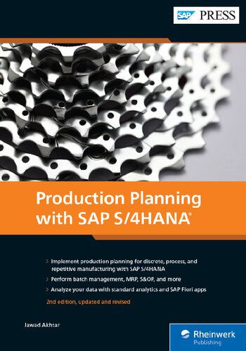Production Planning with SAP S/4HANA (Second Edition) (SAP PRESS)