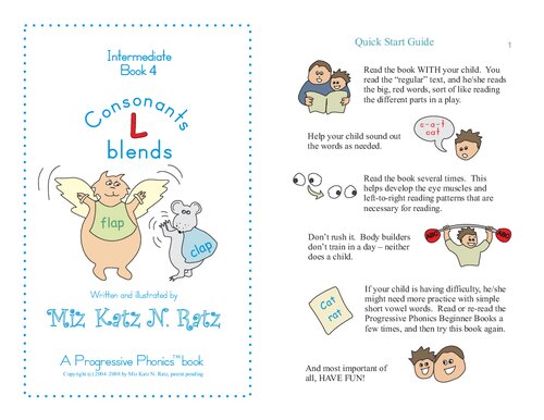 Consonant L Blends - Intermediate Book 4