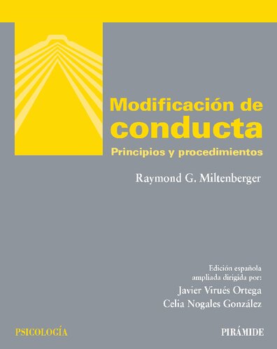 Modificación de conducta: Principios y procedimientos