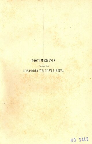 Colección de documentos para la historia de Costa Rica
