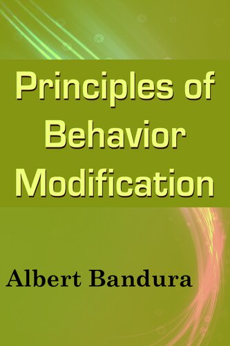 Principles of Behaviour Modification