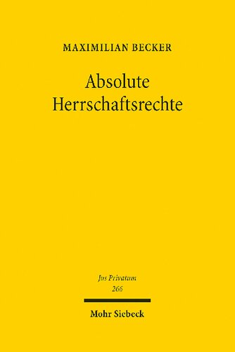 Absolute Herrschaftsrechte