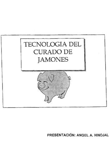 Tecnologia Del Curado De Jamónes