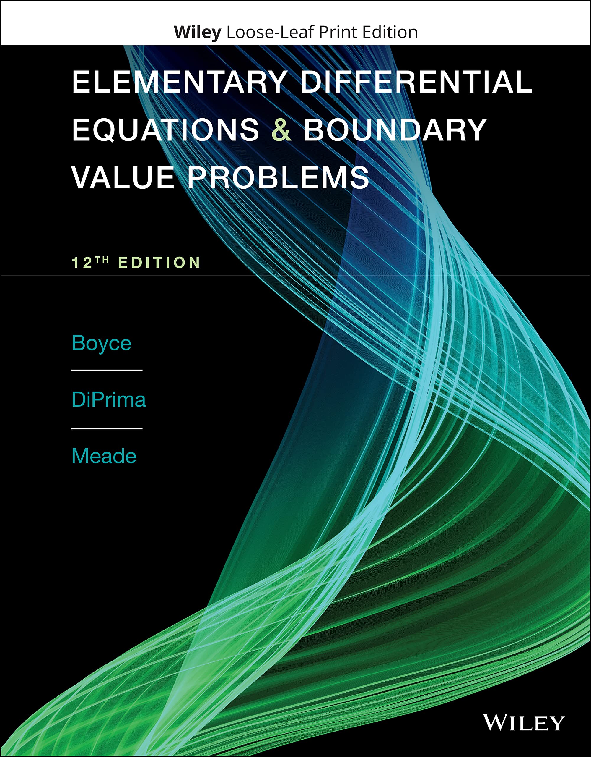 Elementary Differential Equations and Boundary Value Problems